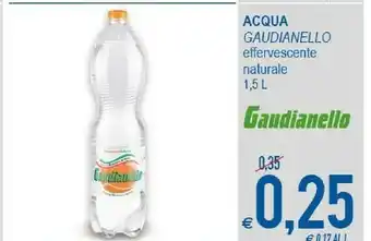 MD Discount Gaudianello Acqua Effervenscente Naturale offerta