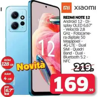 Telitaly Xiaomi Redmi Note 12 offerta