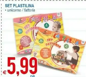 MD Discount Set Plastelina Unicorno / Fattoria offerta