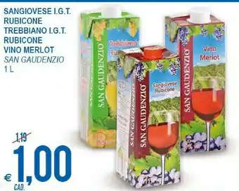 MD Discount San Gaudenzio Sangiovese IGT Rubicone offerta