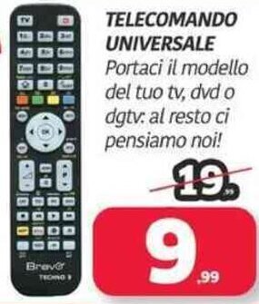 Telitaly TELECOMANDO UNIVERSALE offerta