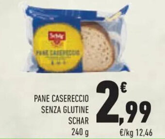 Conad PANE CASERECCIO SENZA GLUTINE SCHAR 240 g offerta