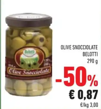 Conad OLIVE SNOCCIOLATE BELOTTI 290 g offerta