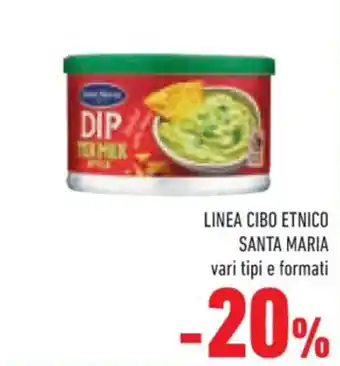 Conad LINEA CIBO ETNICO SANTA MARIA vari tipi e formati offerta