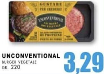 UNCONVENTIONAL BURGER VEGETALE GR. 220
