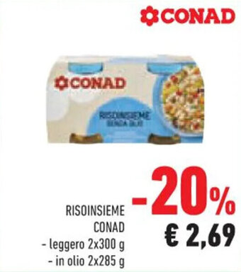 RISOINSIEME CONAD - leggero 2x300 g