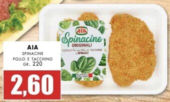 AIA SPINACINE POLLO E TACCHINO GR. 220