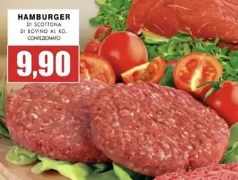 La Mimosa Supermercati HAMBURGER DI SCOTTONA DI BOVINO offerta
