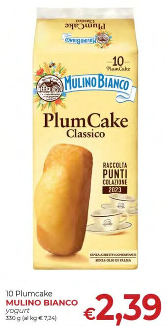 10 Plumcake MULINO BIANCO yogurt 330 g