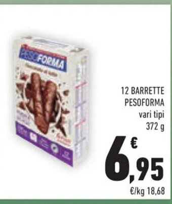 Conad 12 BARRETTE PESOFORMA vari tipi 372 g offerta