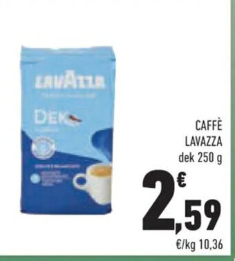 Conad CAFFÈ LAVAZZA dek 250 g offerta