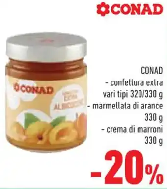 Conad CONAD - confettura extra 330 g offerta