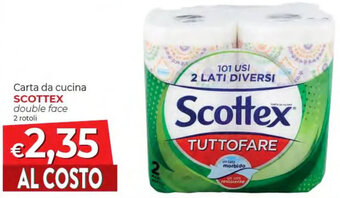 Carta da cucina SCOTTEX double face 2 rotoli