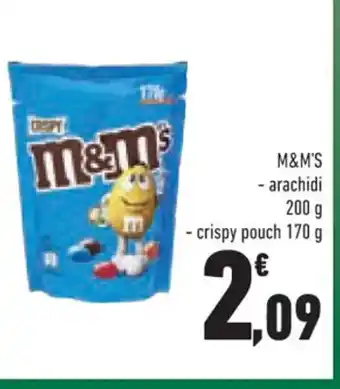 Conad M&M'S - arachidi 200 g/170 g offerta