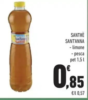Conad SANTHÈ SANT'ANNA pet 1,5l offerta