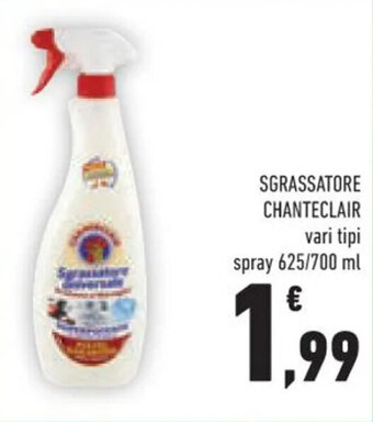 Conad SGRASSATORE CHANTECLAIR vari tipi spray 625/700 ml offerta