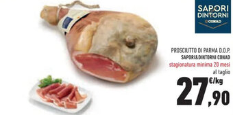 Conad PROSCIUTTO DI PARMA D.O.P. SAPORI&DINTORNI CONAD offerta