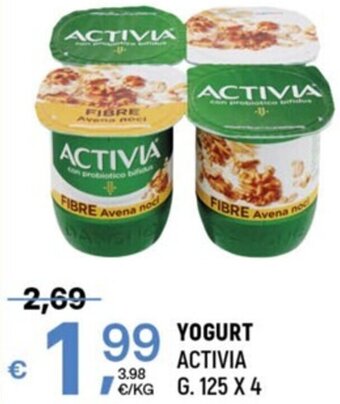 YOGURT ACTIVIA G. 125 x 4