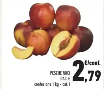 Conad PESCHE NOCI GIALLE confezione 1 kg offerta