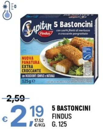 A&O 5 BASTONCINI FINDUS G. 125 offerta