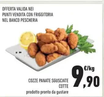 Conad COZZE PANATE SGUSCIATE COTTE offerta