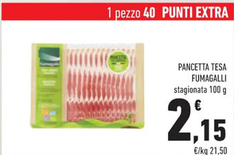 Conad PANCETTA TESA FUMAGALLI stagionata 100 g offerta