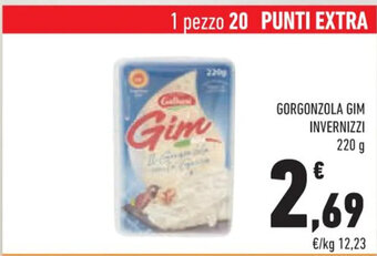Conad GORGONZOLA GIM INVERNIZZI 220 g offerta