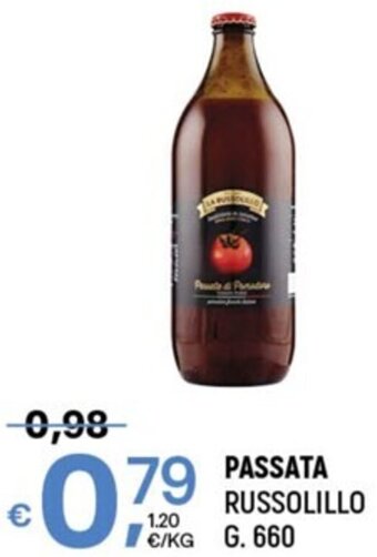 A&O PASSATA RUSSOLILLO G. 660 offerta