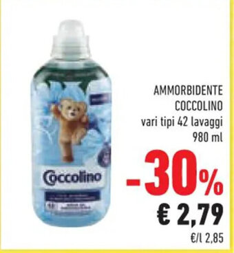 Conad AMMORBIDENTE COCCOLINO vari tipi 42 lavaggi 980 ml offerta