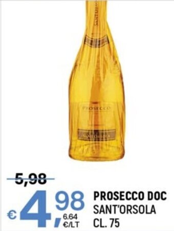A&O PROSECCO DOC SANT'ORSOLA CL. 75 offerta