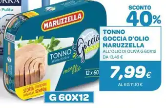 TONNO GOCCIA D'OLIO MARUZZELLA G 60X12