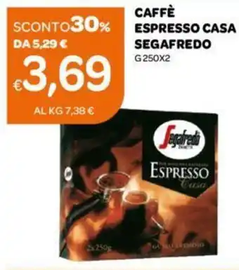 CAFFÈ ESPRESSO CASA SEGAFREDO G250X2
