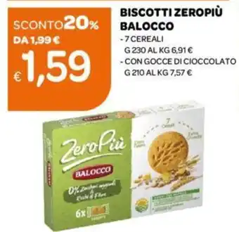 Ekom BISCOTTI ZEROPIÙ BALOCCO g210 offerta