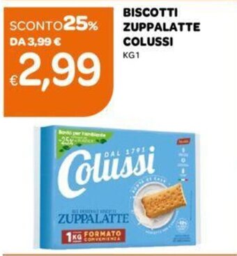 Ekom BISCOTTI ZUPPALATTE COLUSSI KG1 offerta