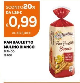 PAN BAULETTO MULINO BIANCO g 400