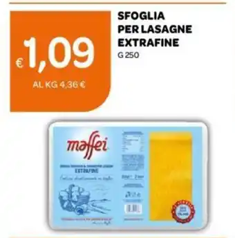 SFOGLIA PER LASAGNE EXTRAFINE G 250