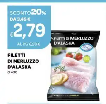 Ekom FILETTI DI MERLUZZO D'ALASKA 400 g offerta