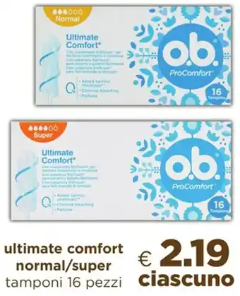 Acqua & Sapone o.b. ProComfort ultimate comfort offerta