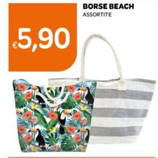 Ekom BORSE BEACH ASSORTITE offerta
