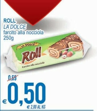 MD Discount La Dolce - Roll Alla Nocciola 250 G(ml) offerta