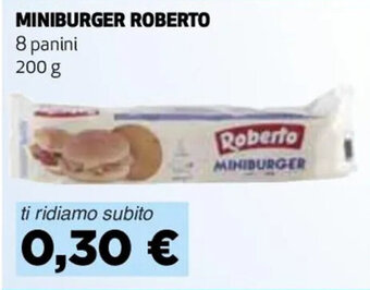 MINIBURGER ROBERTO 8 panini 200 g