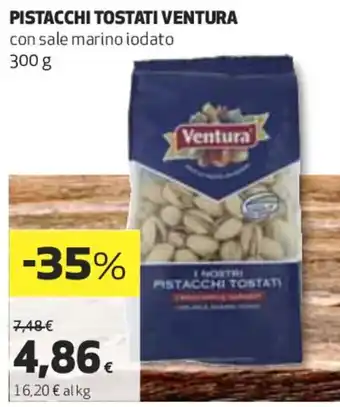 Coop PISTACCHI TOSTATI VENTURA 300 g offerta