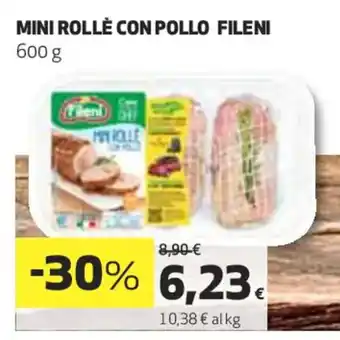 Coop MINI ROLLÈ CON POLLO FILENI 600 g offerta