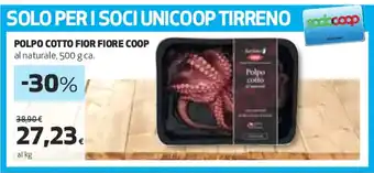 Coop POLPO COTTO FIOR FIORE COOP 500 g offerta