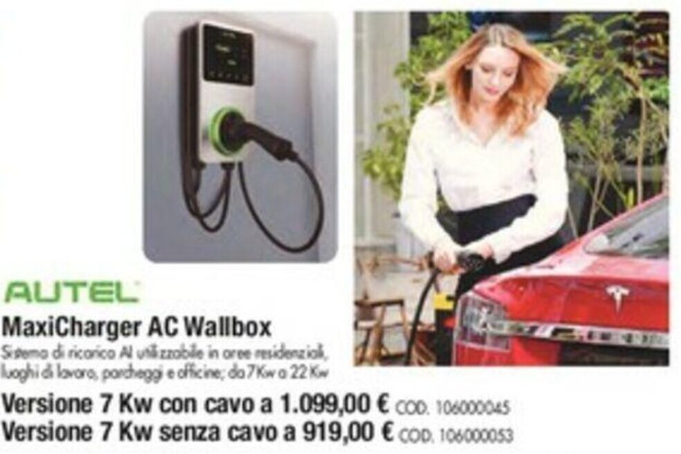 Vobis AUTEL MaxiCharger AC Wallbox offerta