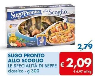 MD Discount SUGO PRONTO ALLO SCOGLIO g 300 offerta