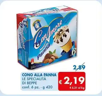 MD Discount CONO ALLA PANNA g 420 offerta