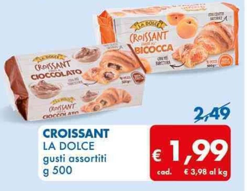 MD Discount CROISSANT LA DOLCE g 500 offerta