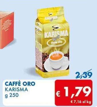 MD Discount CAFFÉ ORO KARISMA g 250 offerta