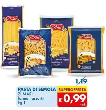 PASTA DI SEMOLA SUPEROFFERTA ZI MARI kg 1